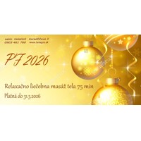 Relaxačno liečebna masáž tela 75 min