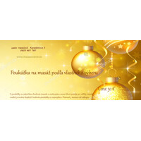 Poukážka na masáž podľa vlastného výberu